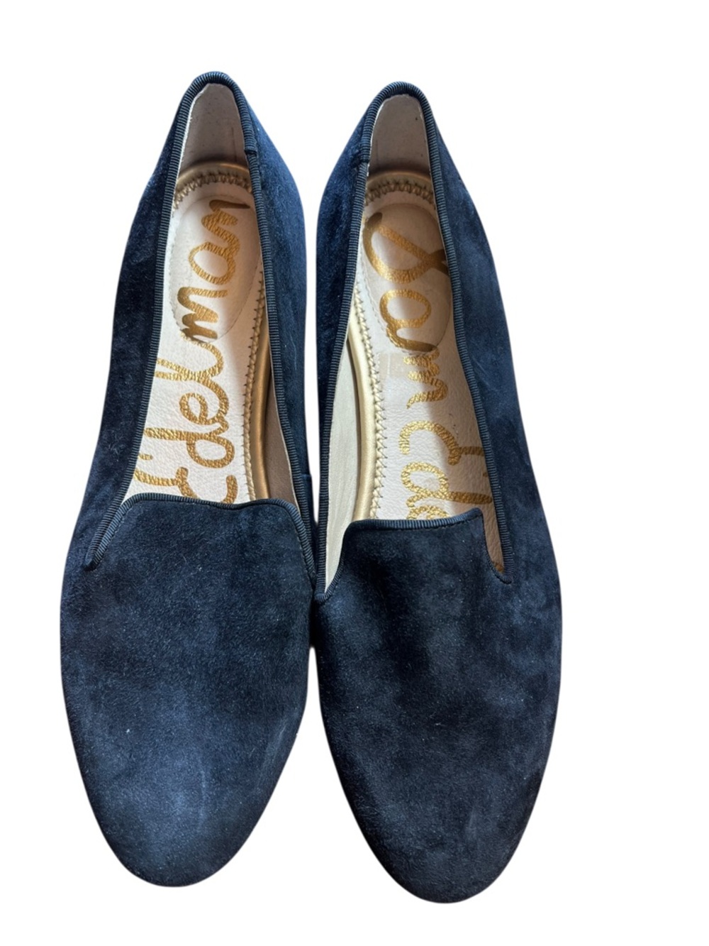 Sam Edelman Women's Jordy Suede Flats Size 7 Black Preppy Classic